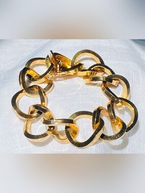 Vintage Christian Dior Germany 1968 Round Open-Link Bracelet Henkel & Grosse